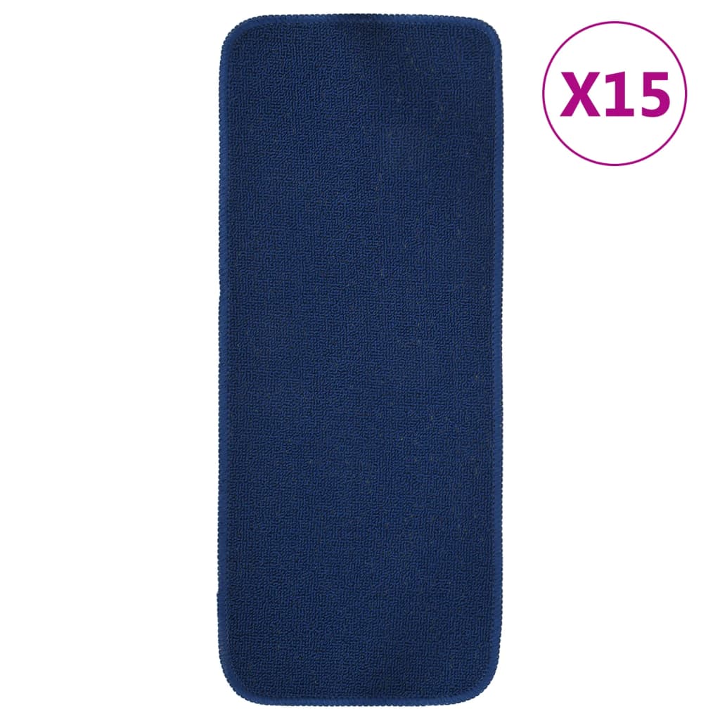 Antirutsch Stufenmatten 15 Stk. 60x25 cm Anthrazit Rechteckig