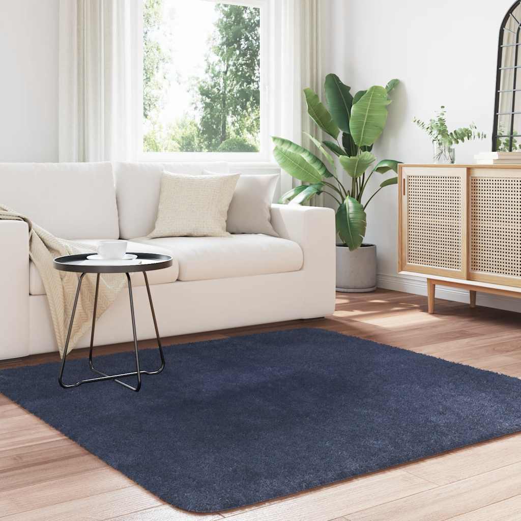 Teppich Shaggy Hochflor NAVARRA Beige 60x100 cm Polyester