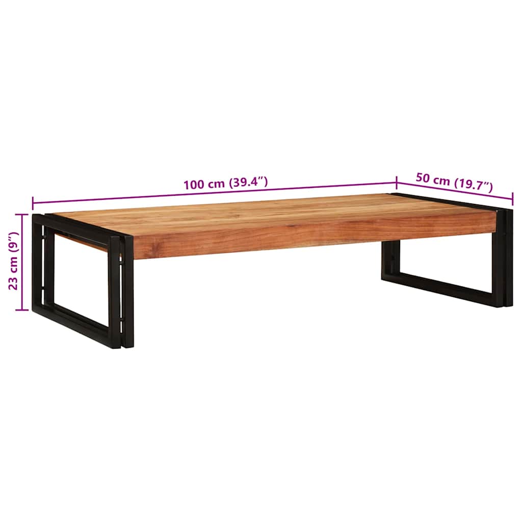 Badregal für Braun 40 x 50 x 23 cm Massives rohes Mangoholz