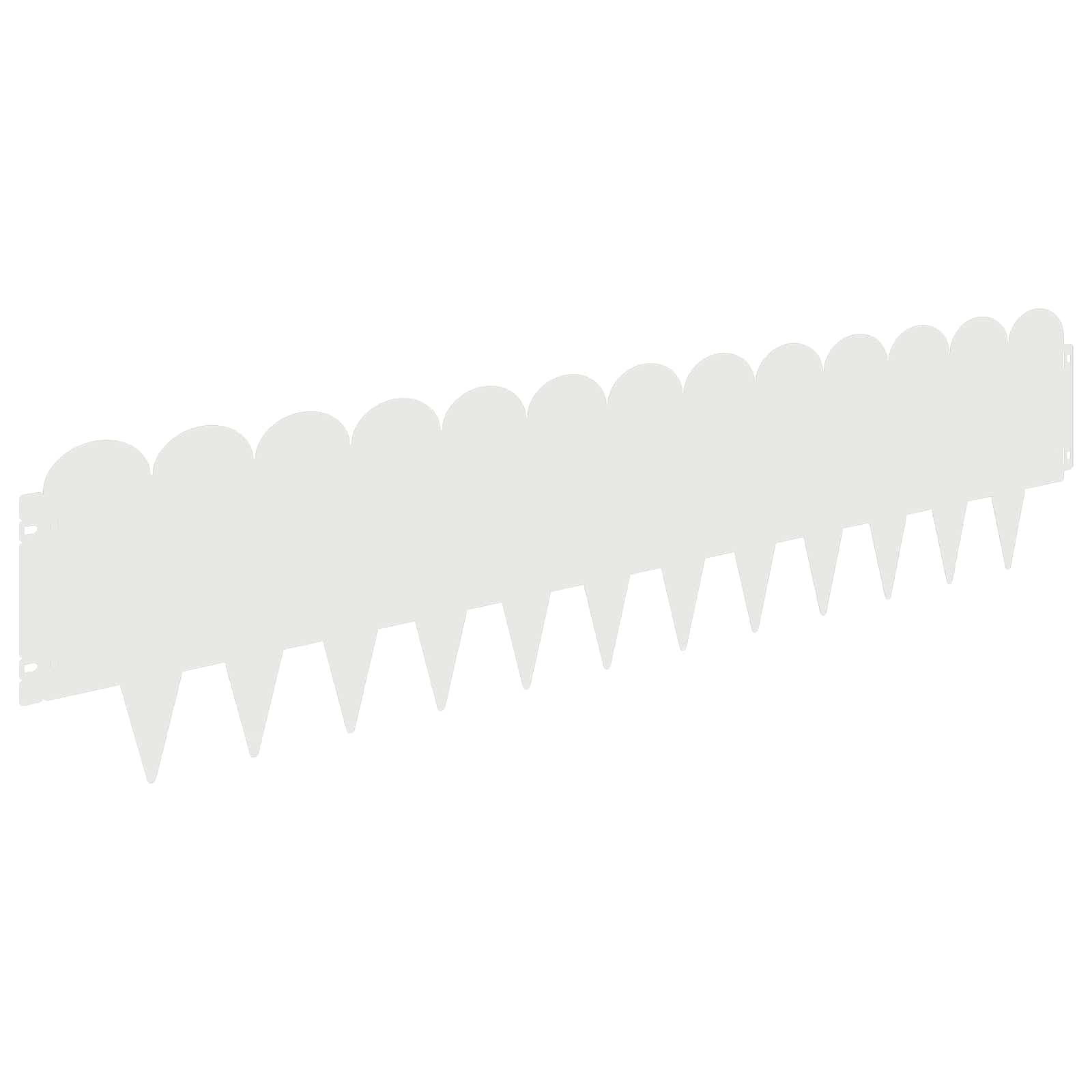Raseneinfassung 10 pcs 103 x 15 cm Stahl Schwarz