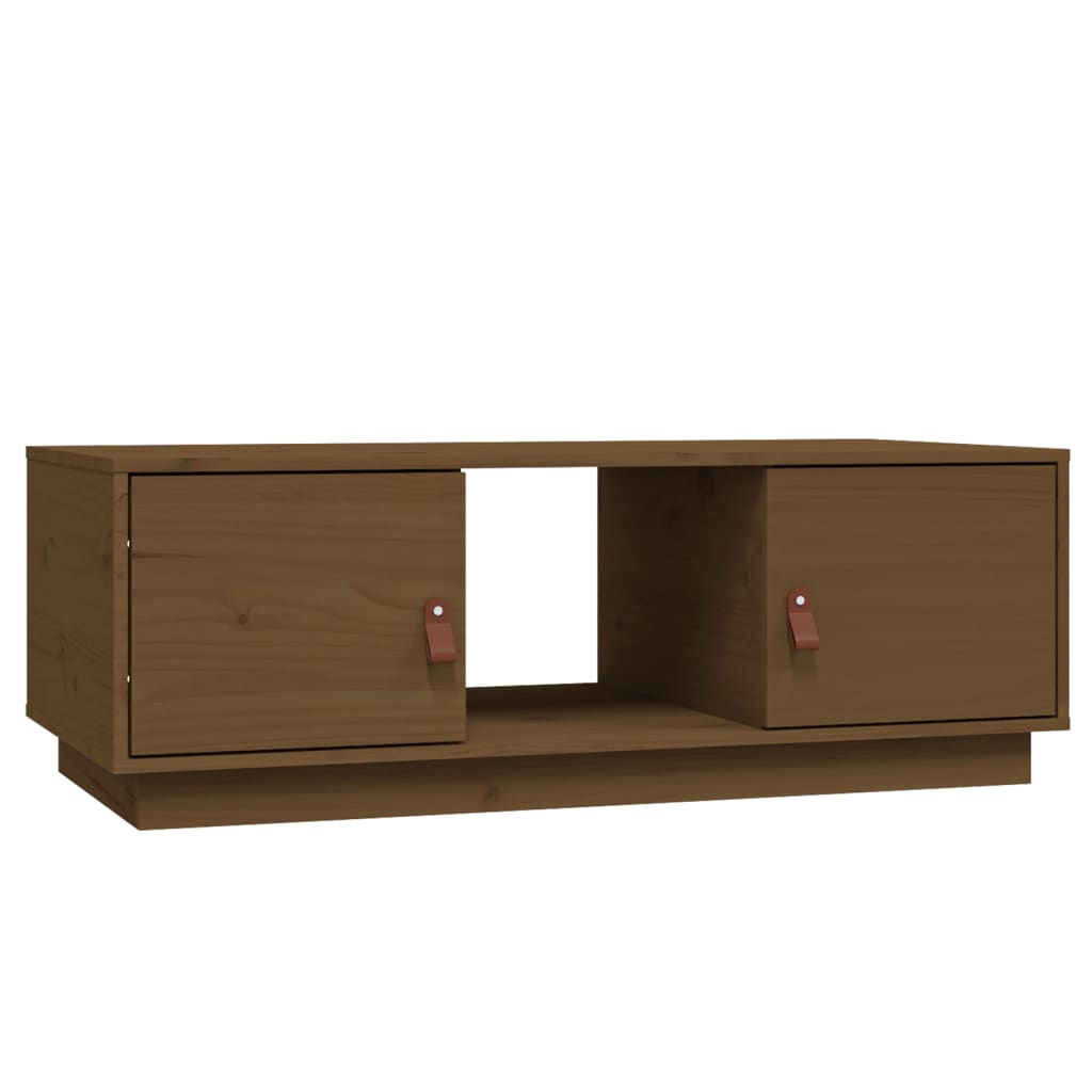 Couchtisch 100x50x35 cm Massivholz Kiefer