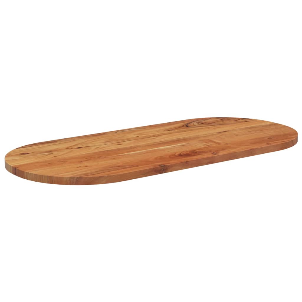 Tischplatte 110x40x2,5 cm Oval Massivholz Mango