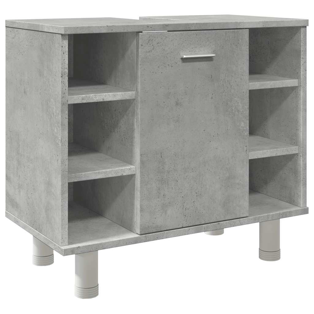 Badezimmerschrank Weiß 60x32x53,5 cm Holzwerkstoff