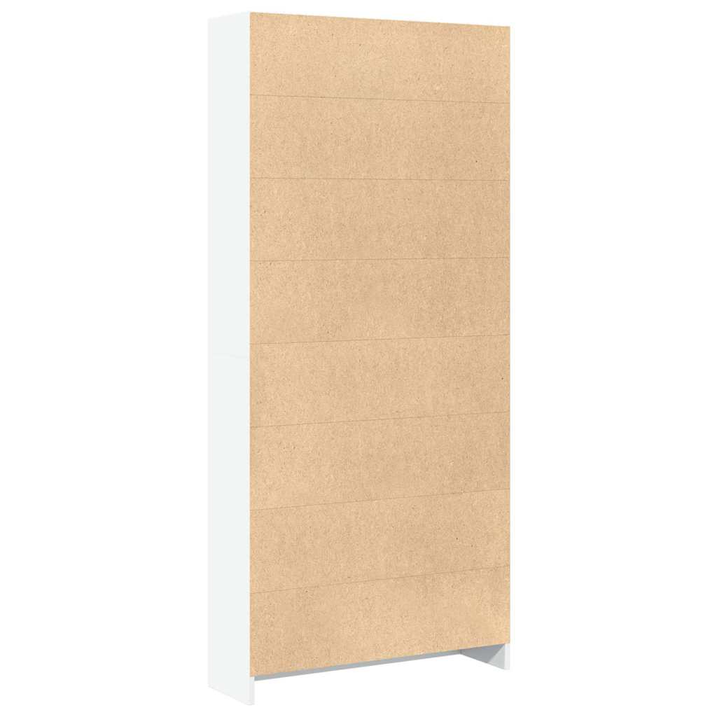 Bücherregal Weiß 40x24x75 cm Holzwerkstoff