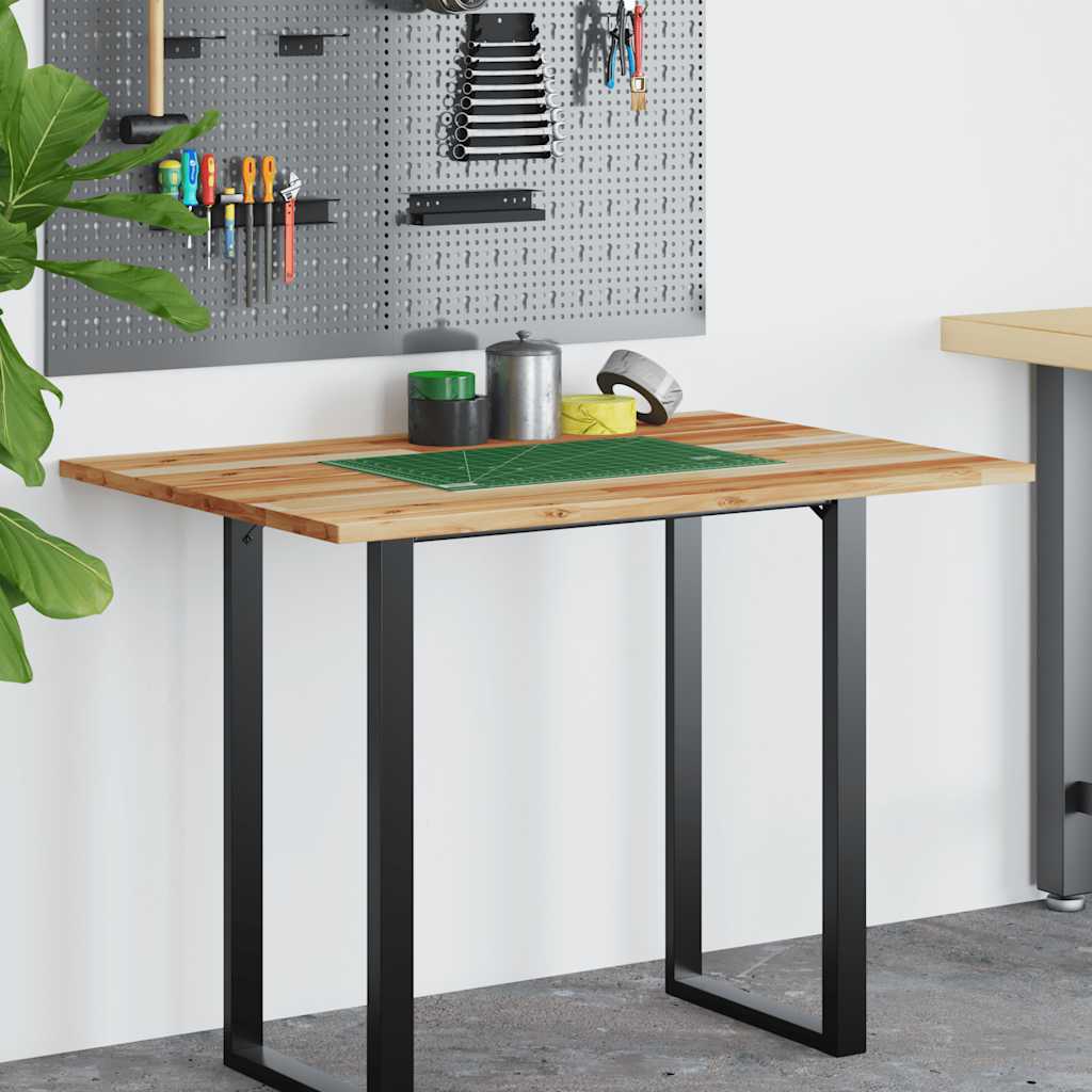 Schreibtischplatte Unbehandelt 60x50x2 cm Massivholz Akazie
