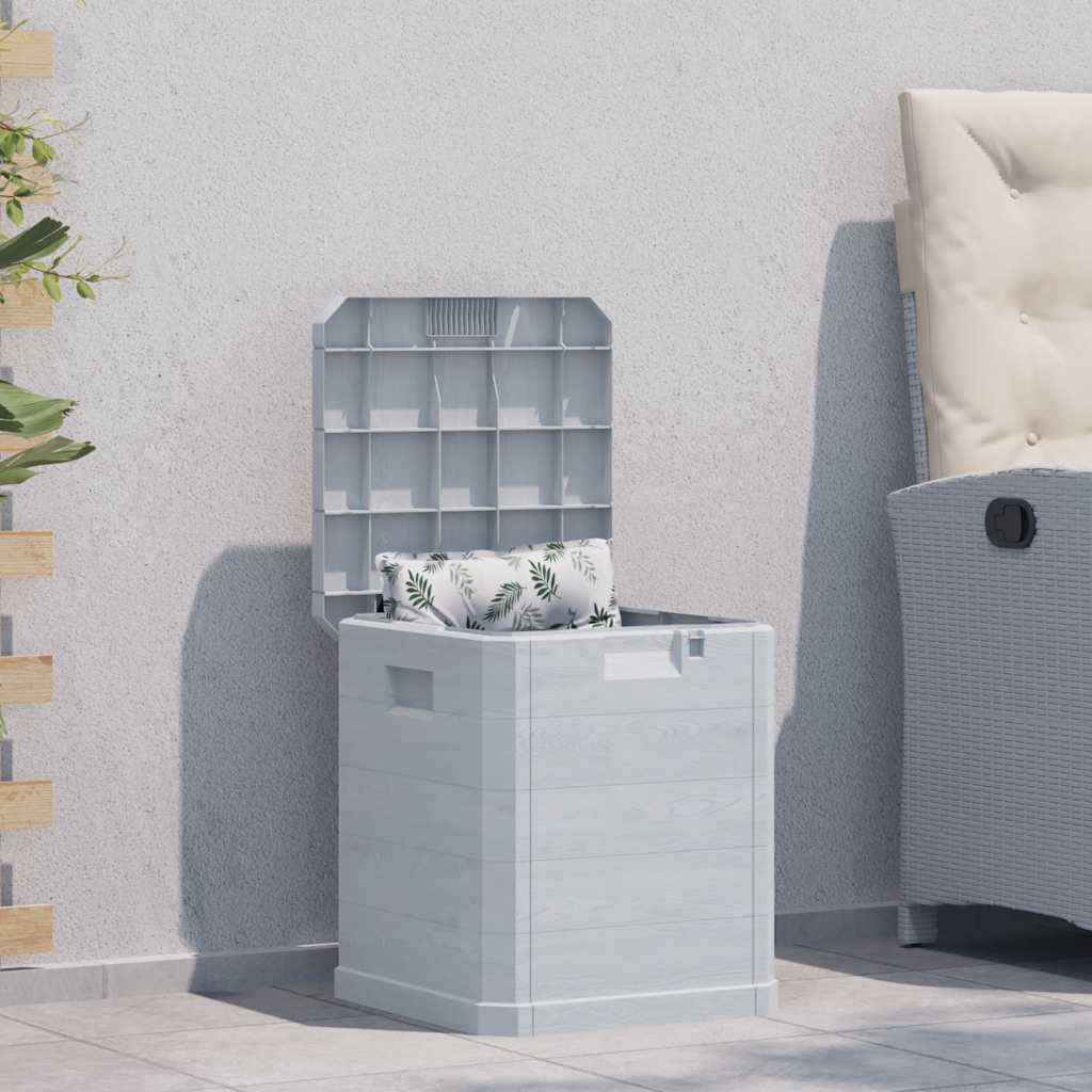 Outdoor-Kissenbox Anthrazit 77,5x44,5x53 cm Polypropylen