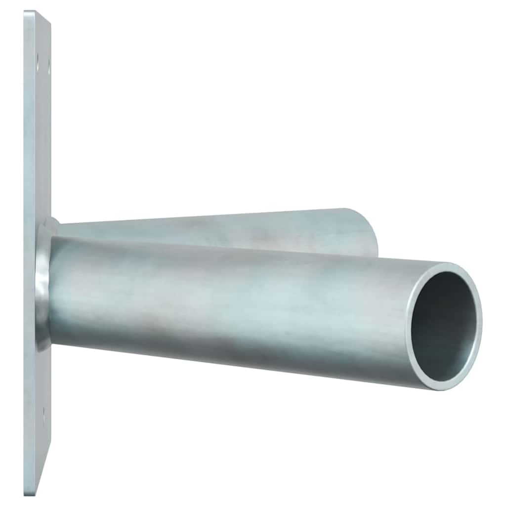 Fahnen Pole Holde Schwarz 10,5 x 7,5 x 0,25 cm Stahl