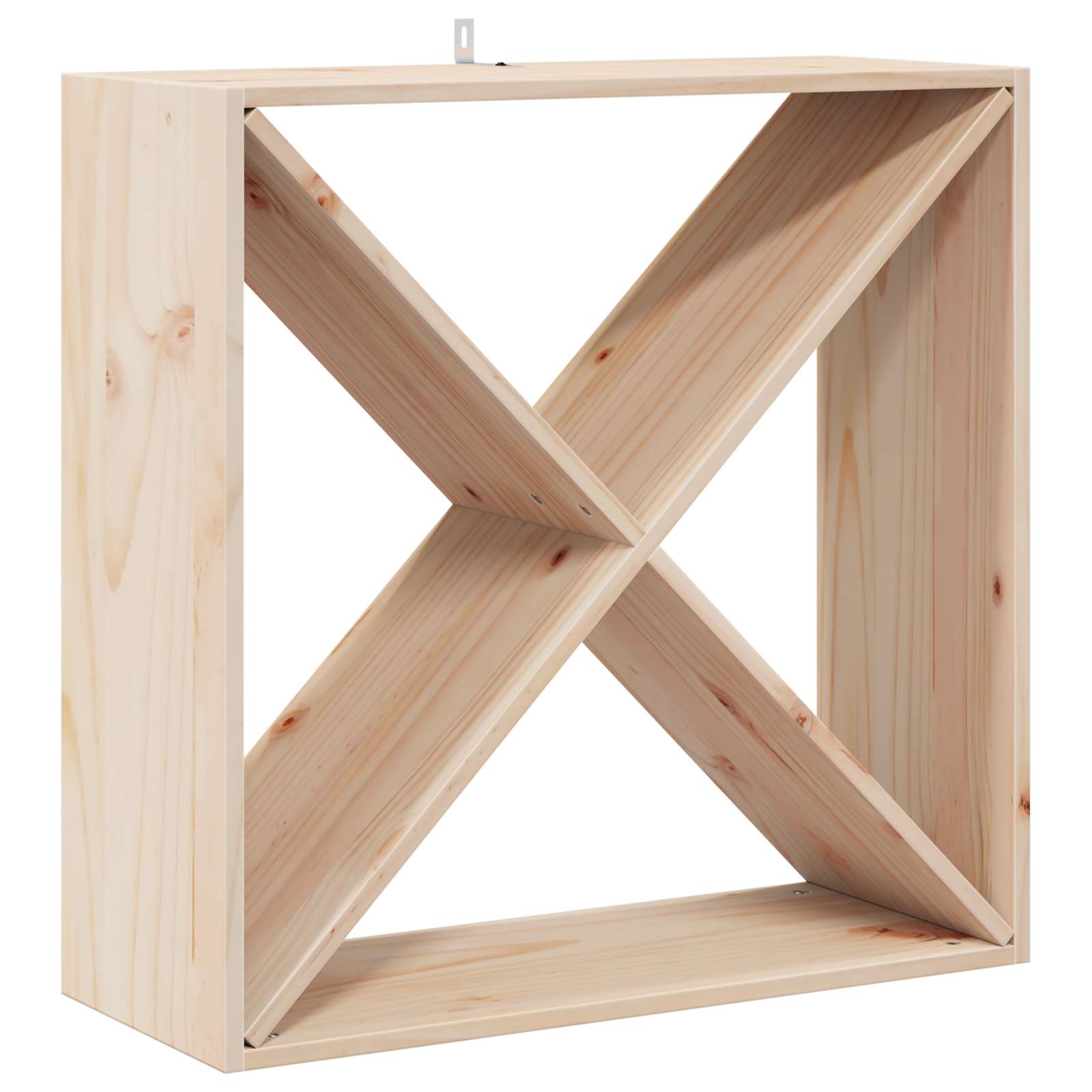 Weinschrank 56 x 25 x 56 cm Massivholz Kiefer