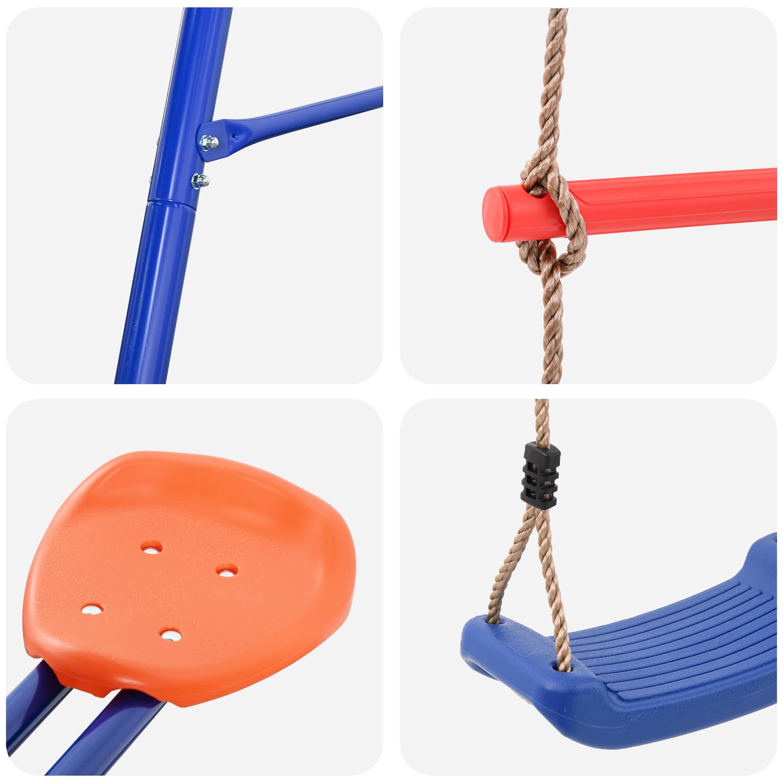 Schaukel-Set mit 2 Schaukelsitzen