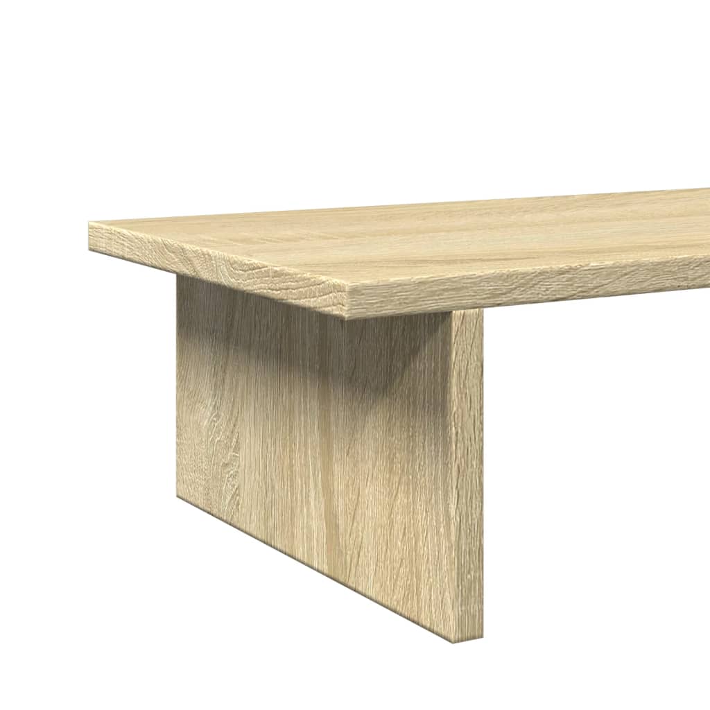 Monitor Halterung Schwarze Eiche 100 x 27 x 15 cm Holzwerkstoff