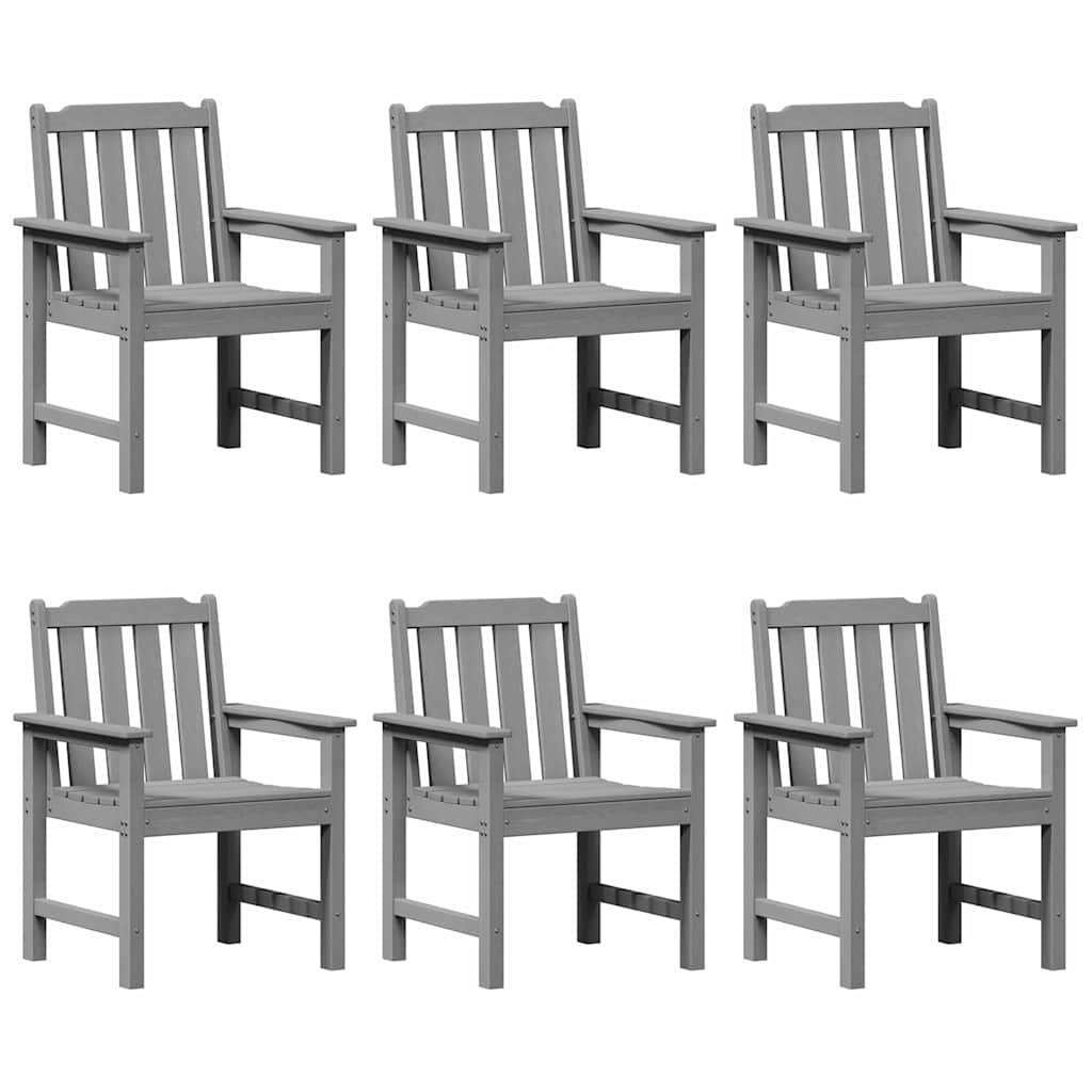 Gartenstuhl 4 pcs Weiß 65,5 x 59 x 88 cm Polyethylen