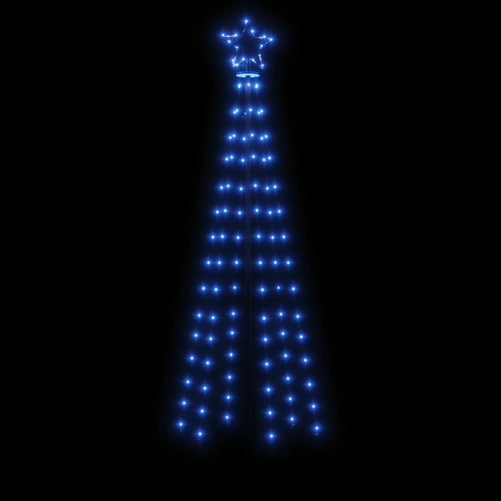 LED-Weihnachtsbaum Kegelform Warmweiß 108 LEDs 70x180 cm
