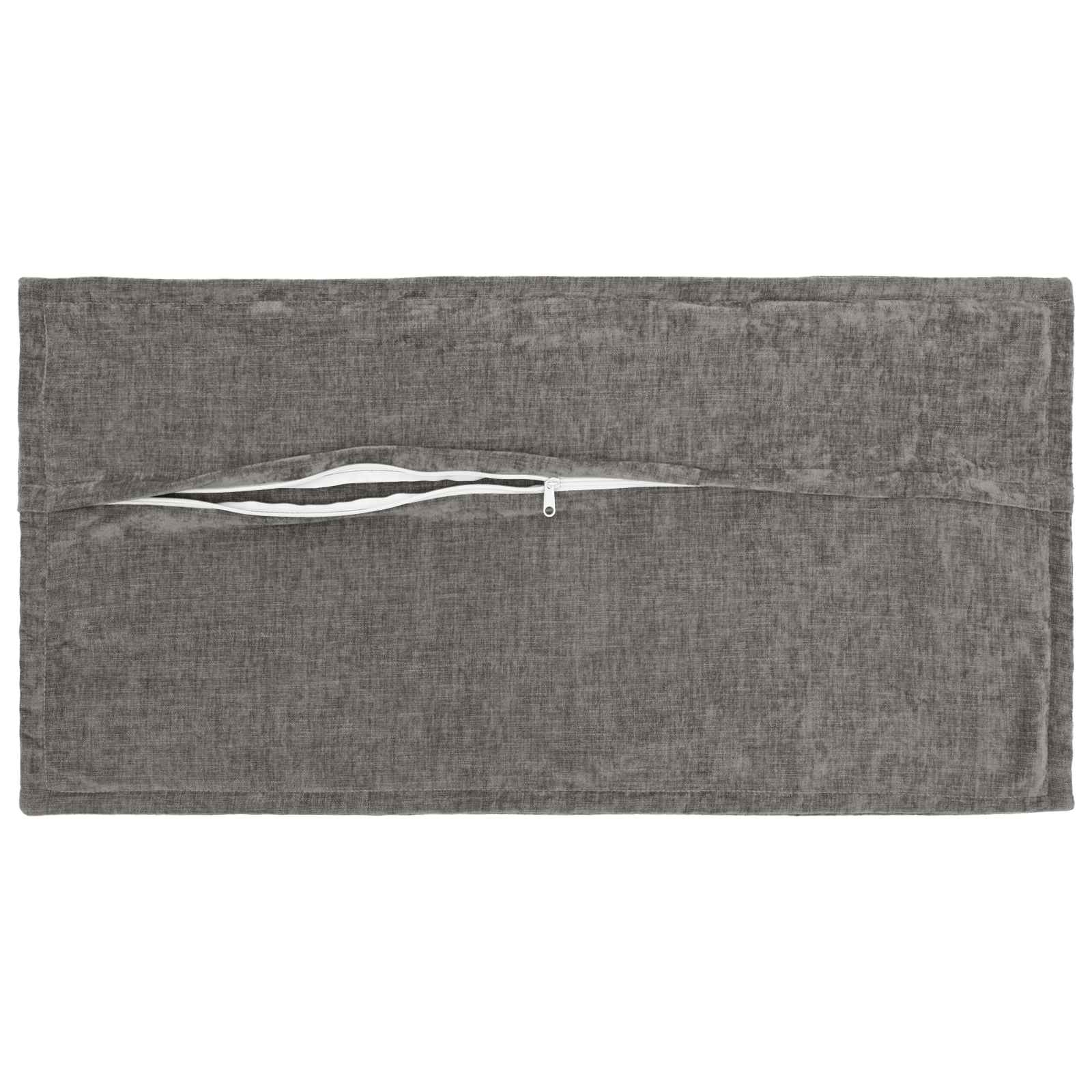Kissenbezug 2 Stk. HOUTEN Dunkelgrau 30 x 30 cm Chenille-Stoff