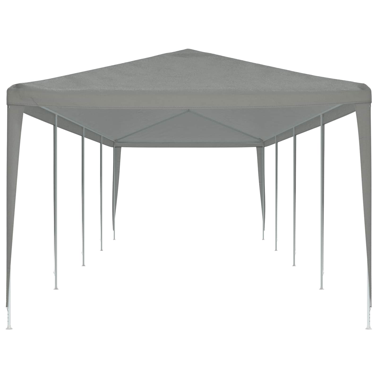 Partyzelt 400 x 300 x 255 cm Rot PE und Stahl
