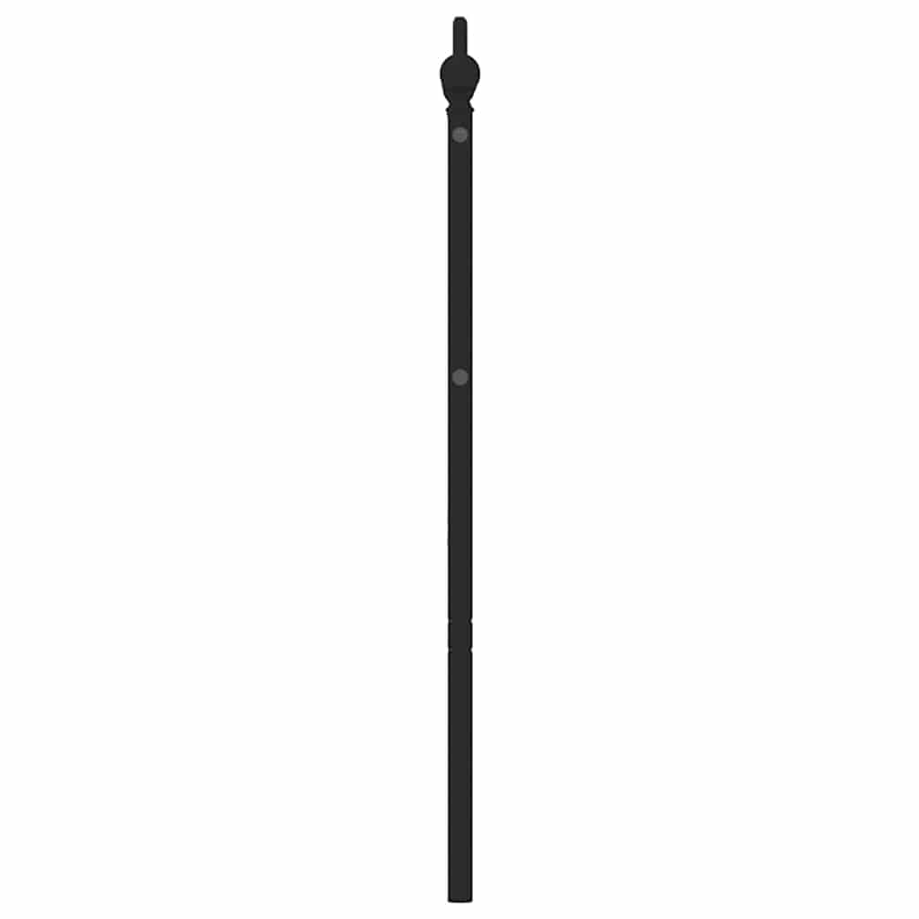 Ersatz-Kopfteil Metall Schwarz 135 cm