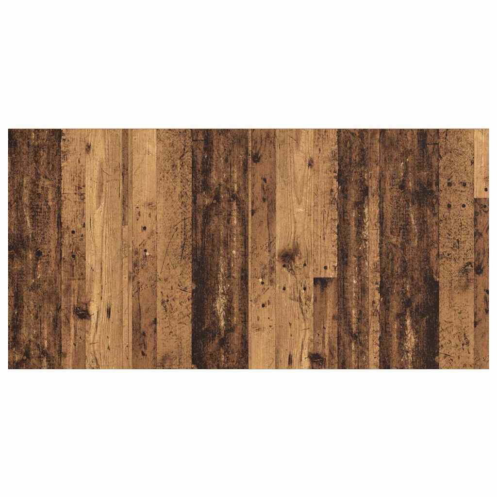 Kopfteil mit Nachttischen Weiß Holzwerkstoff