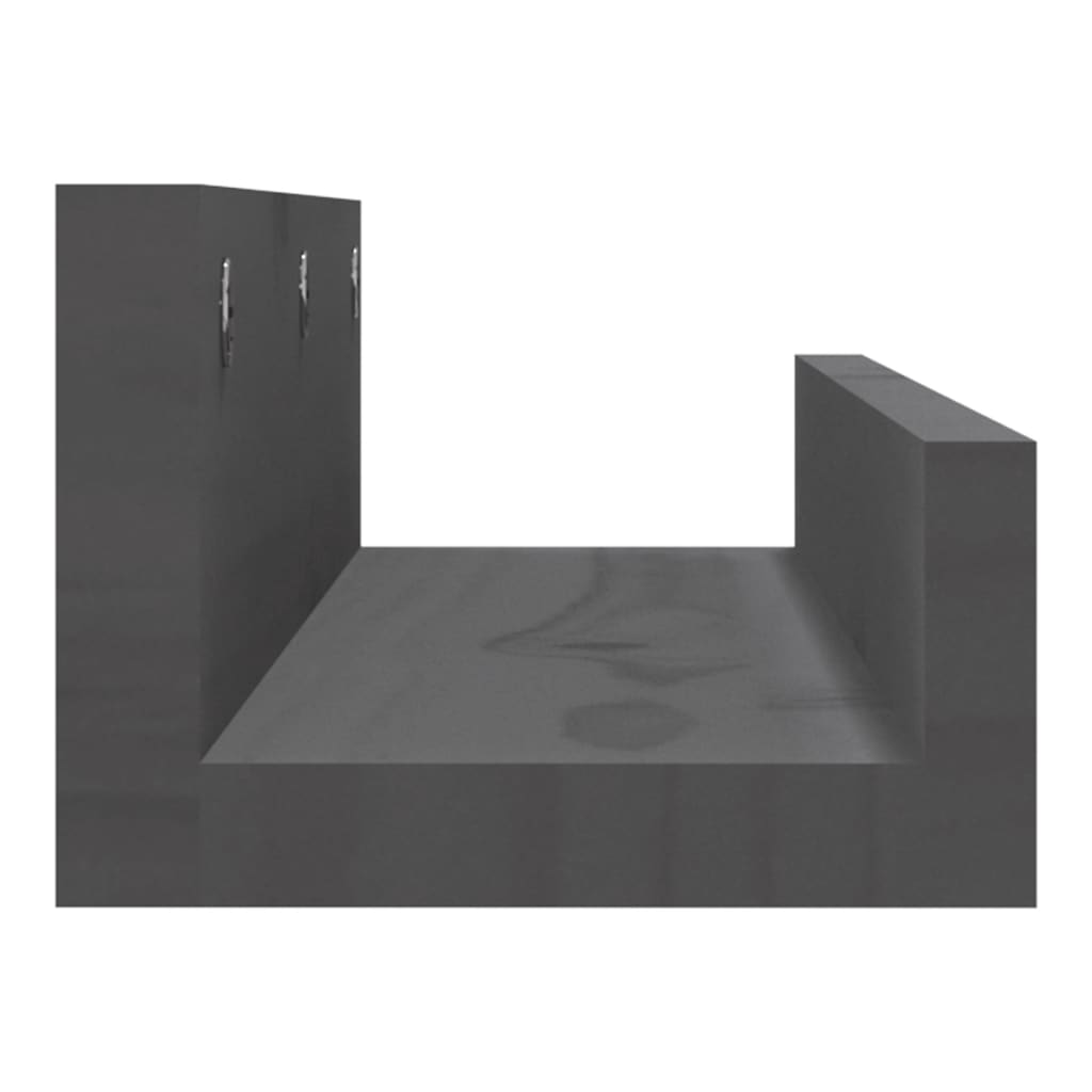 Wandregale 2 Stk. 50x12x9 cm Massivholz Kiefer