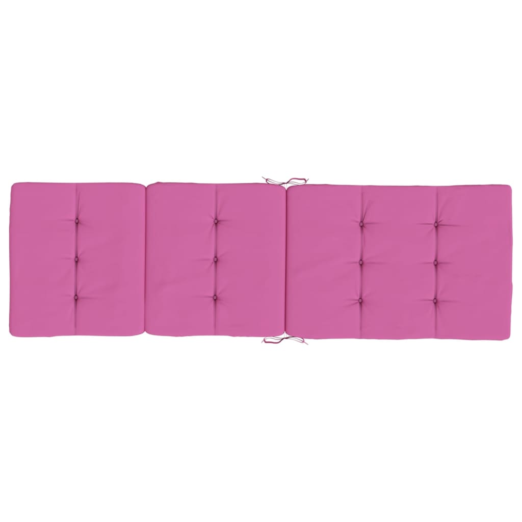 Liegestuhl-Auflagen 2 Stk. Creme Oxford-Gewebe