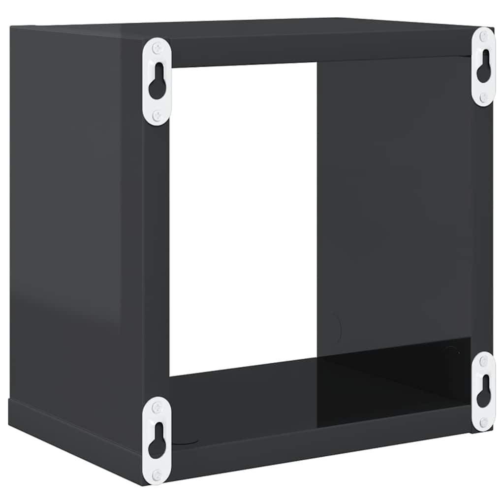 Würfelregale 2 Stk. Weiß 30x15x30 cm