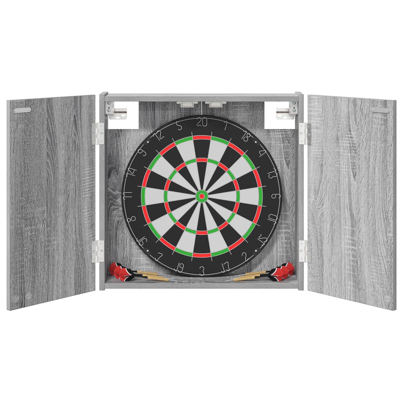 Dartboard Schrank Weiß 56 x 12 x 53,5 cm Holzwerkstoff