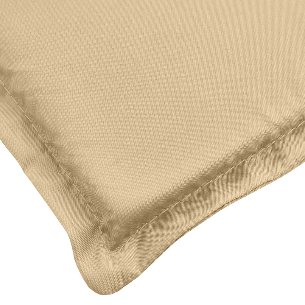 Niedriglehner-Auflagen 2 Stk Melange Anthrazit 100x50x7cm Stoff