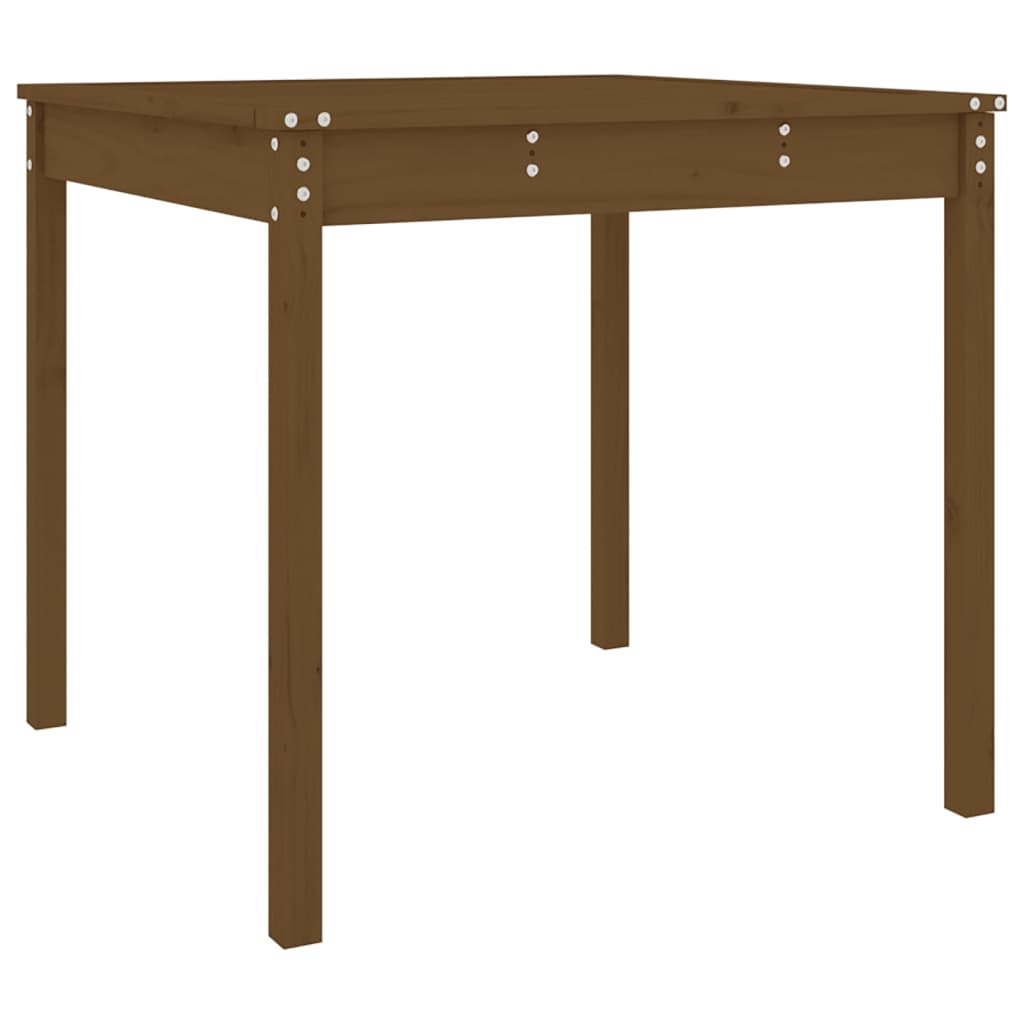Gartentisch 82,5x82,5x76 cm Massivholz Kiefer