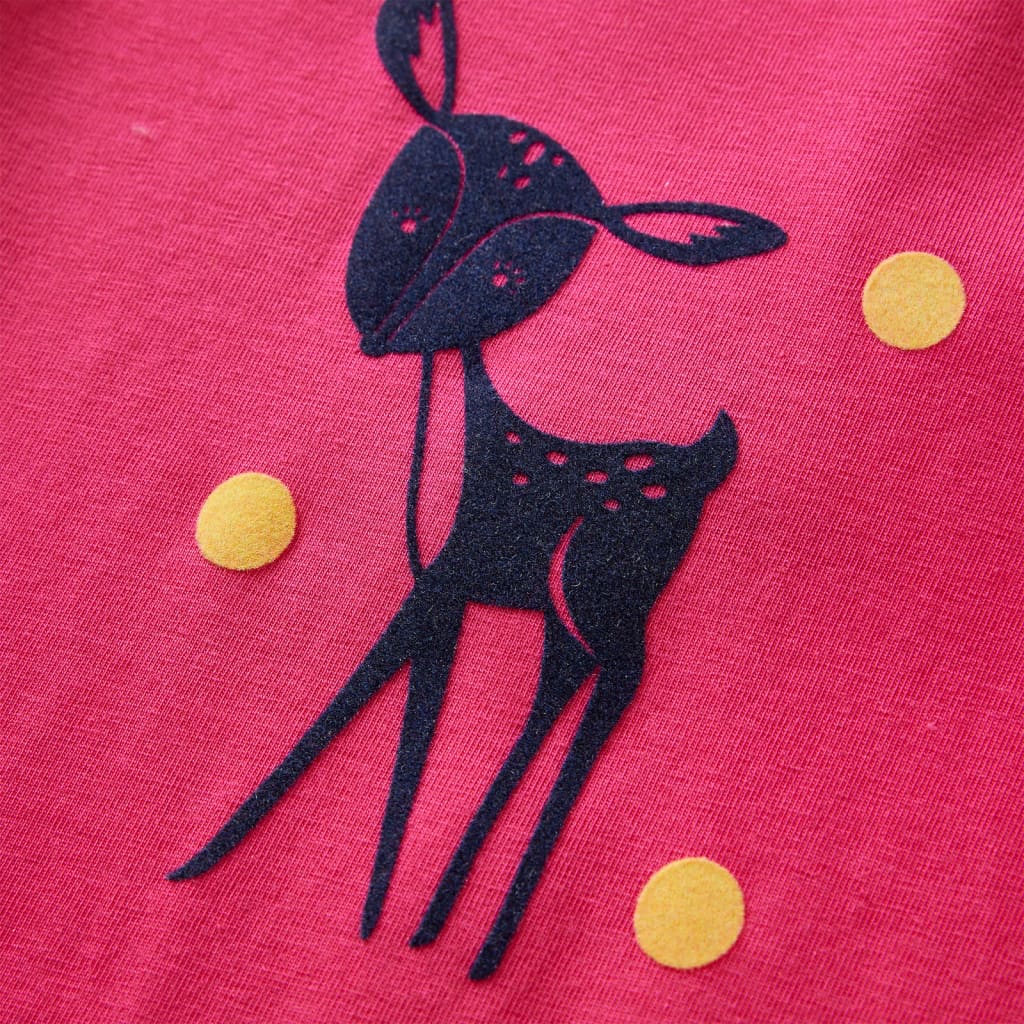 Kinder-Langarmshirt Cognac 128