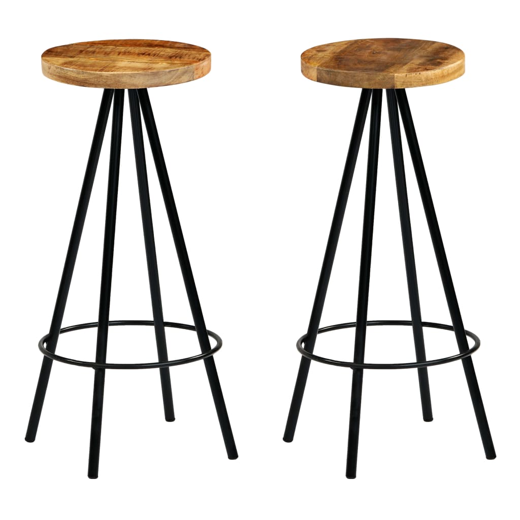 5-tlg. Bar-Set Massivholz Mango
