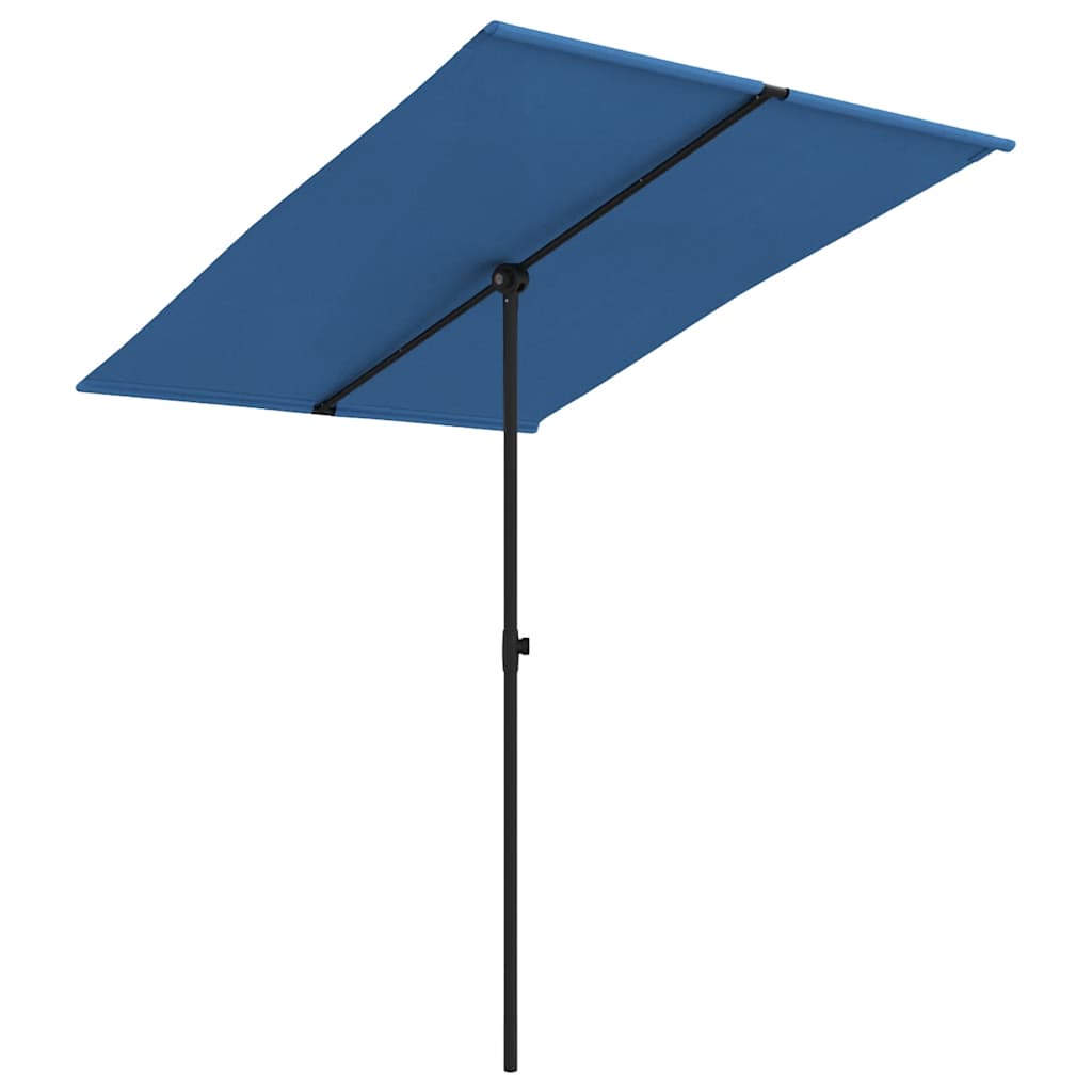 Sonnenschirm mit Aluminium-Mast 180x110 cm Bordeauxrot