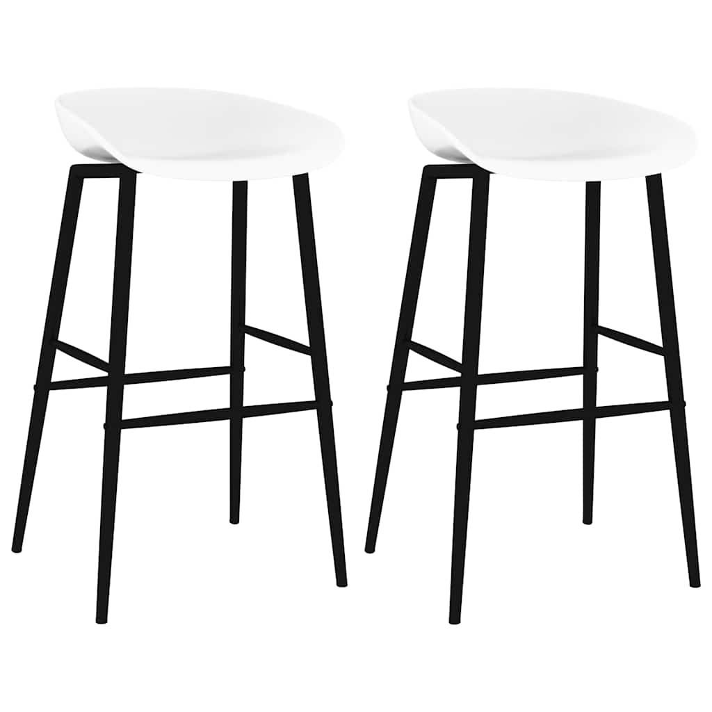 Barhocker 2 Stk. Schwarz