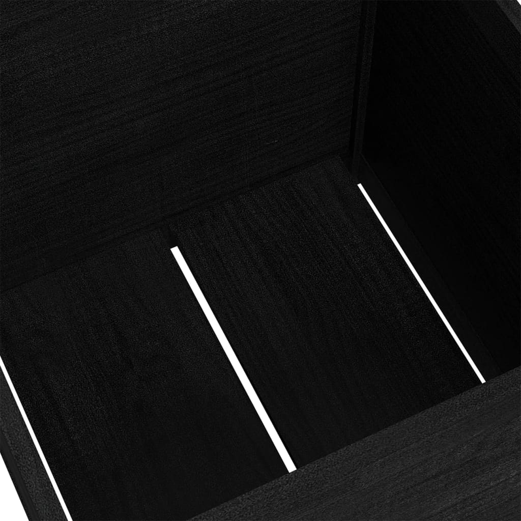 Pflanzkübel 2 Stk. Weiß 60x60x60 cm Massivholz Kiefer