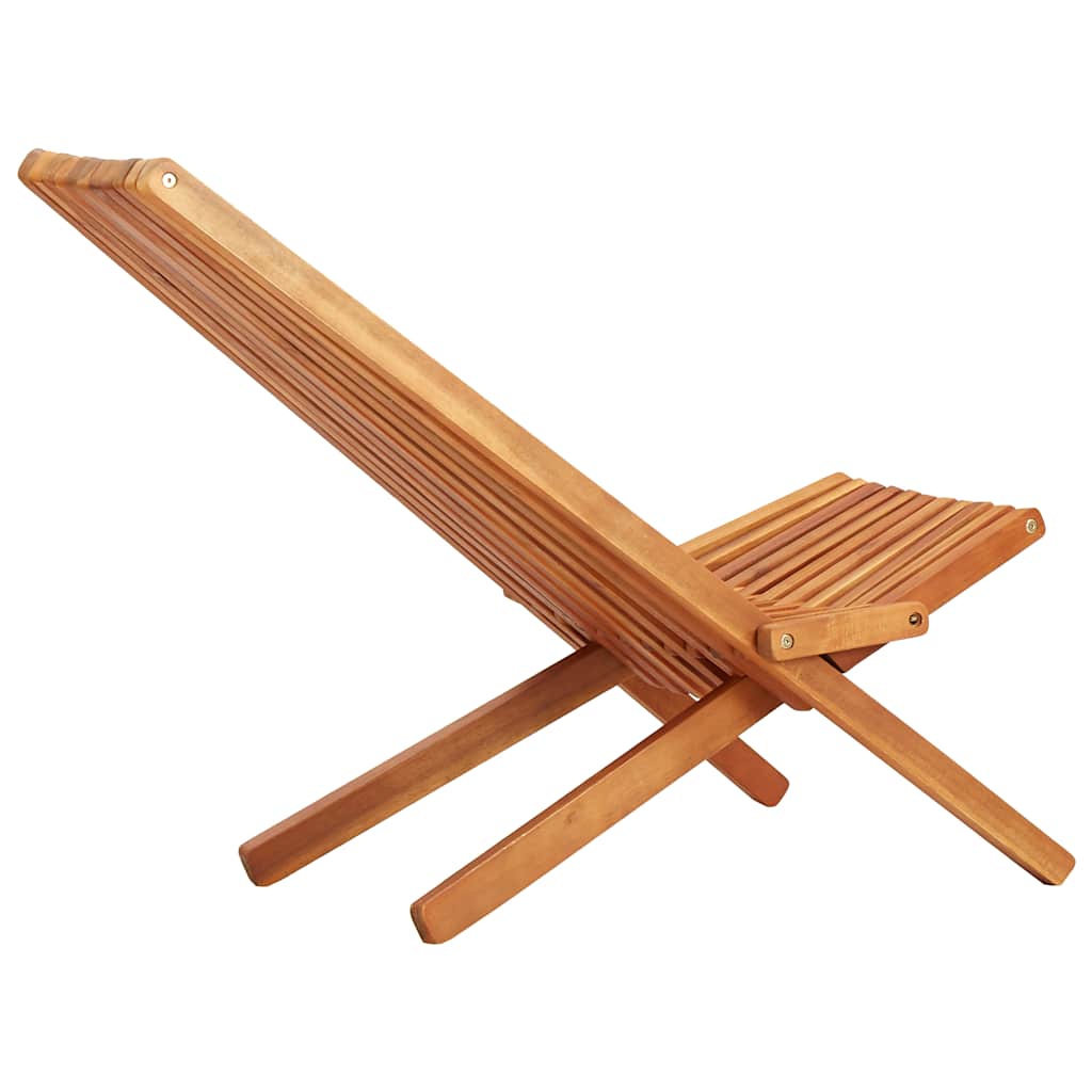 Garten-Liegestuhl Klappbar Massivholz Akazie