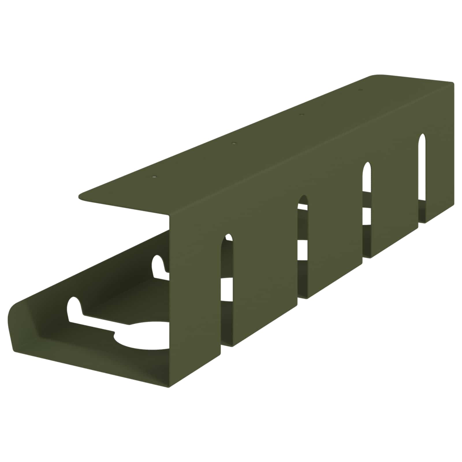 Unter dem Schreibtisch Kabelmanagement Tray 2 Stk. Anthrazit