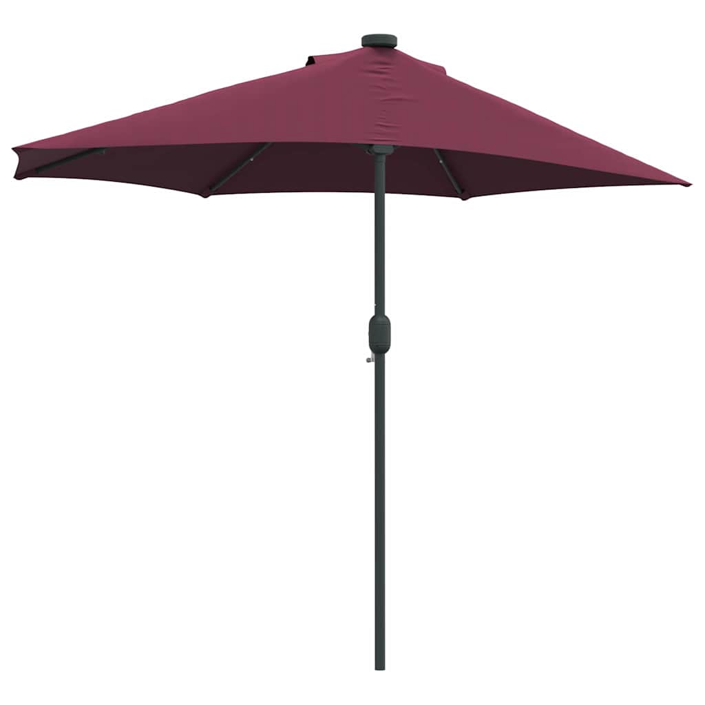 Garten-Sonnenschirm Sand 294 x 150 x 223 cm Polyester und Stahl