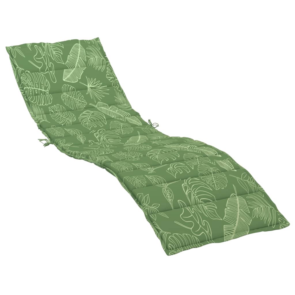 Liege-Kissen Blatt Blattmuster 200 x 70 x 3 cm Oxford-Stoff