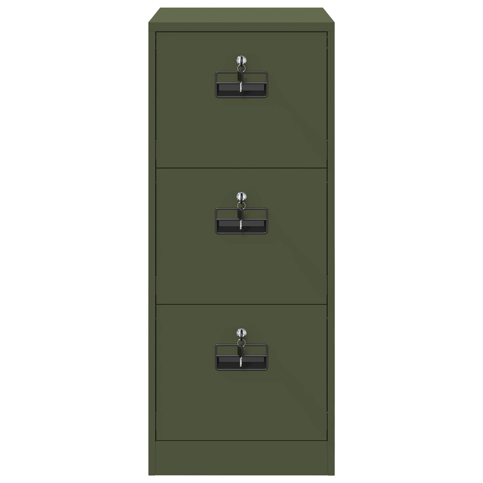 Aktenschrank 2 pcs Schwarz 44 x 50 x 139 cm Kaltgewalzter Stahl