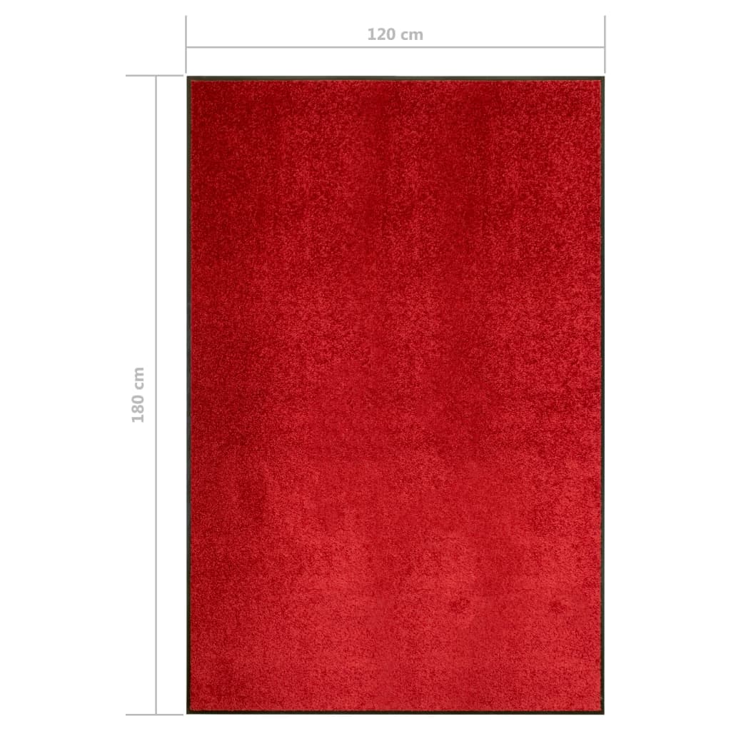 Fußmatte Waschbar Anthrazit 120x180 cm