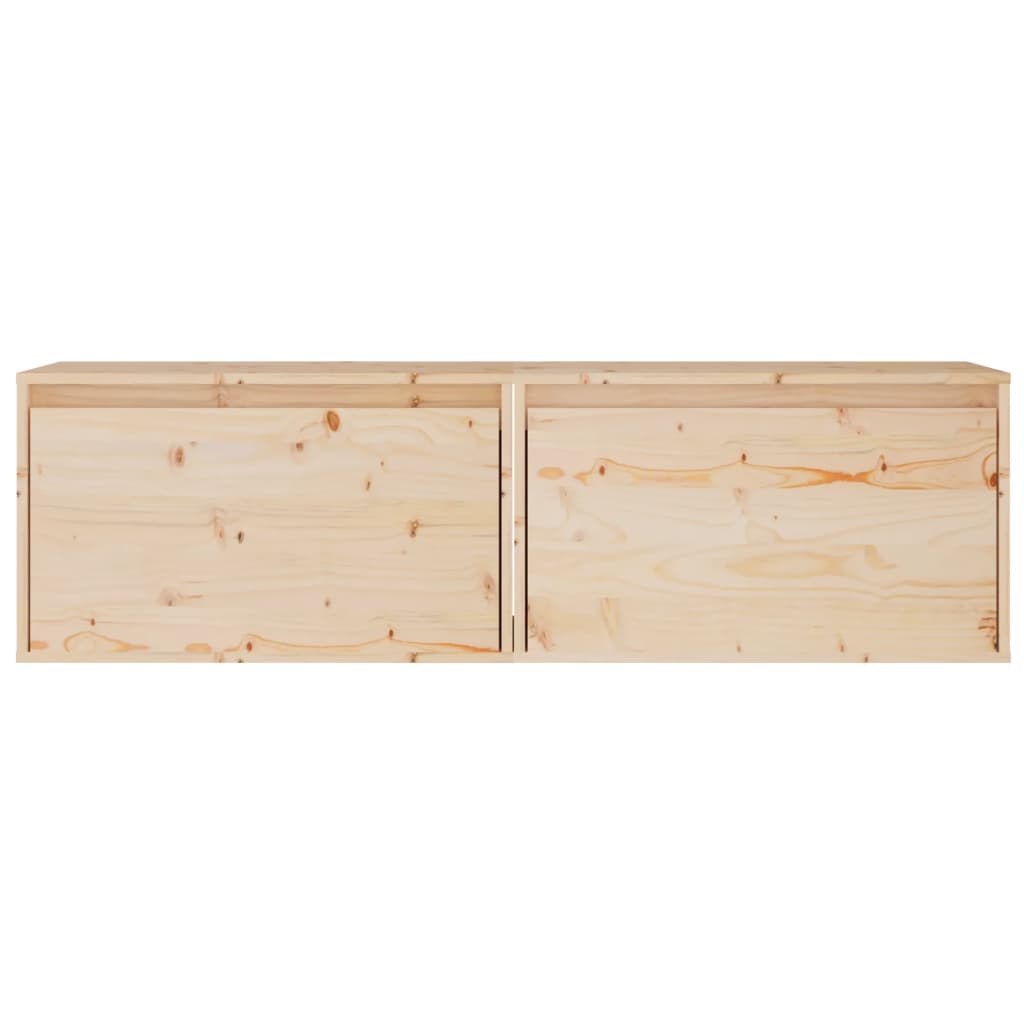 Wandschrank 60x30x35 cm Massivholz Kiefer
