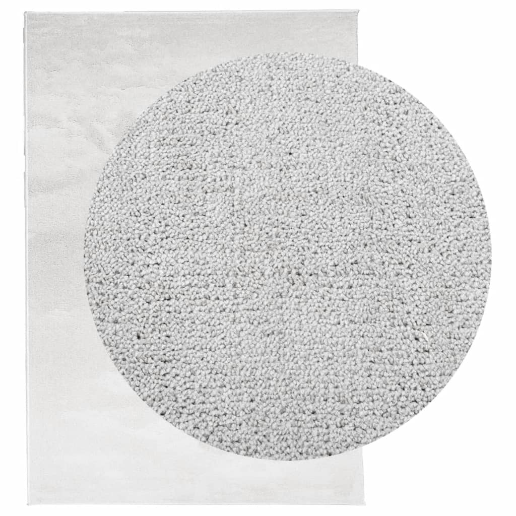 Teppich OVIEDO Kurzflor Anthrazit 120x120 cm