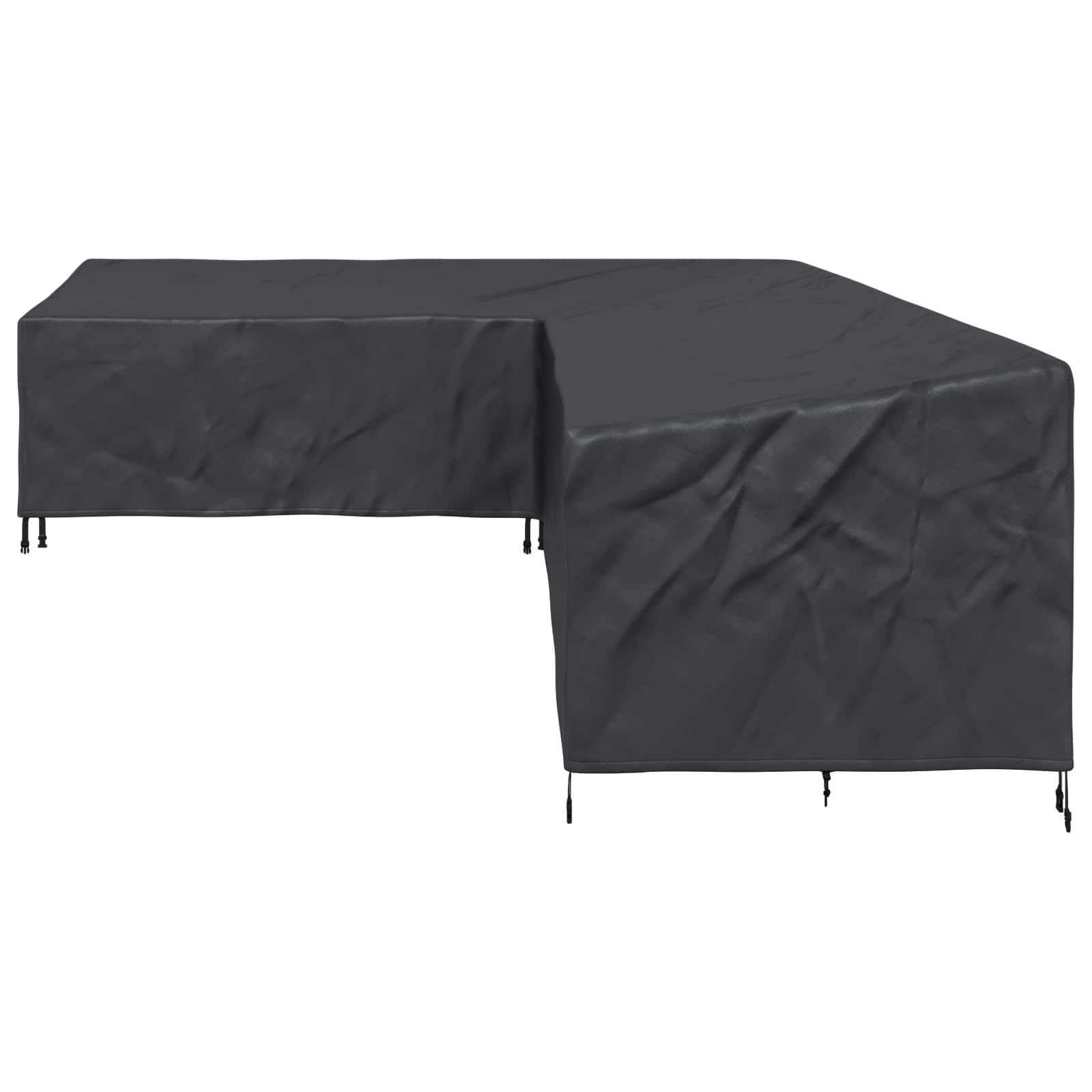 Möbelbezug Schwarz 235 x 235 x 85 cm 210D Oxford Stoff