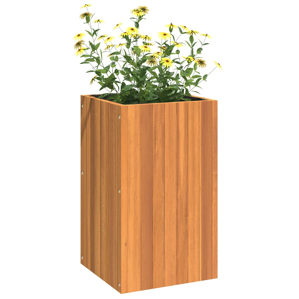 Pflanzkübel 25x25x25 cm Massivholz Akazie