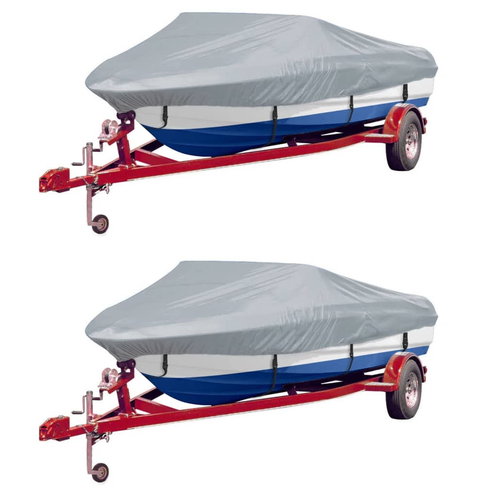 Bootspersenninge 2 Stk. Grau Länge 427-488 cm Breite 173 cm