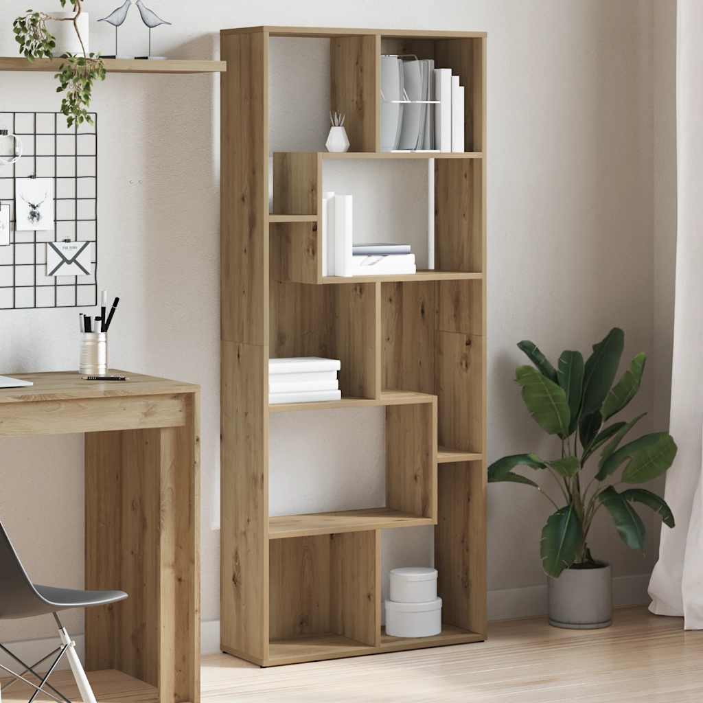 Bücherregal Weiß 67x24x161 cm Holzwerkstoff