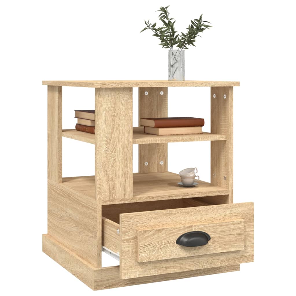 Beistelltisch Weiß 50x50x60 cm Holzwerkstoff