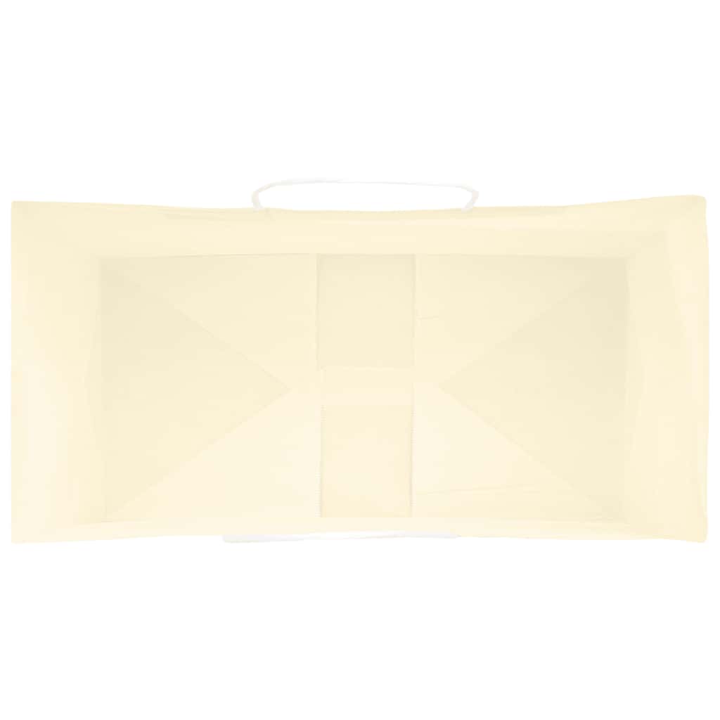 Papiertragetaschen 50 Stk. mit Henkeln Braun 21x11x36 cm