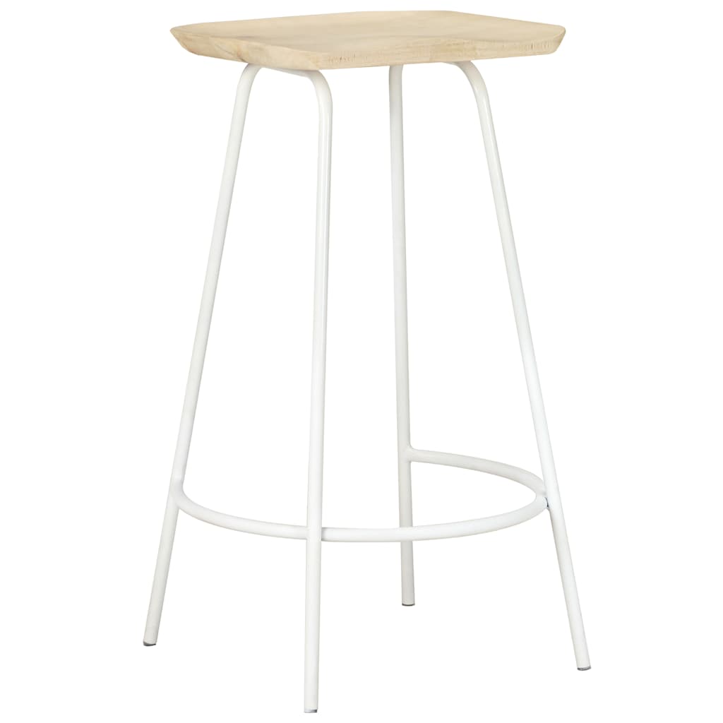 Barhocker 2 Stk. Mango Massivholz