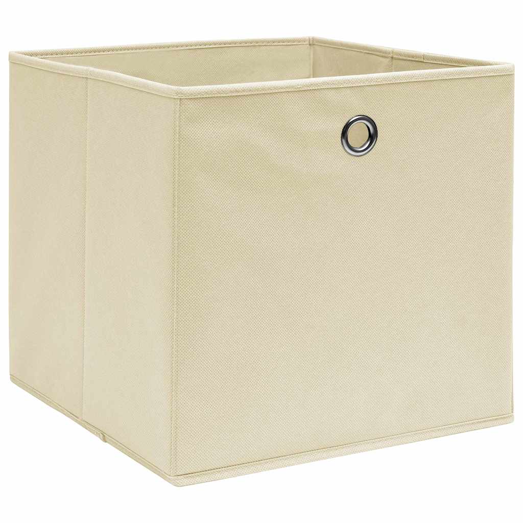 Aufbewahrungsboxen 4 Stk. Blau 32x32x32 cm Stoff
