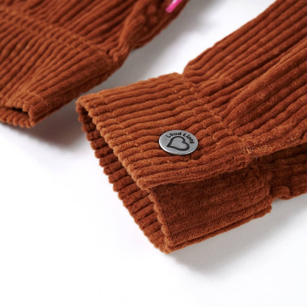 Kinderjacke Cord Cognac 104