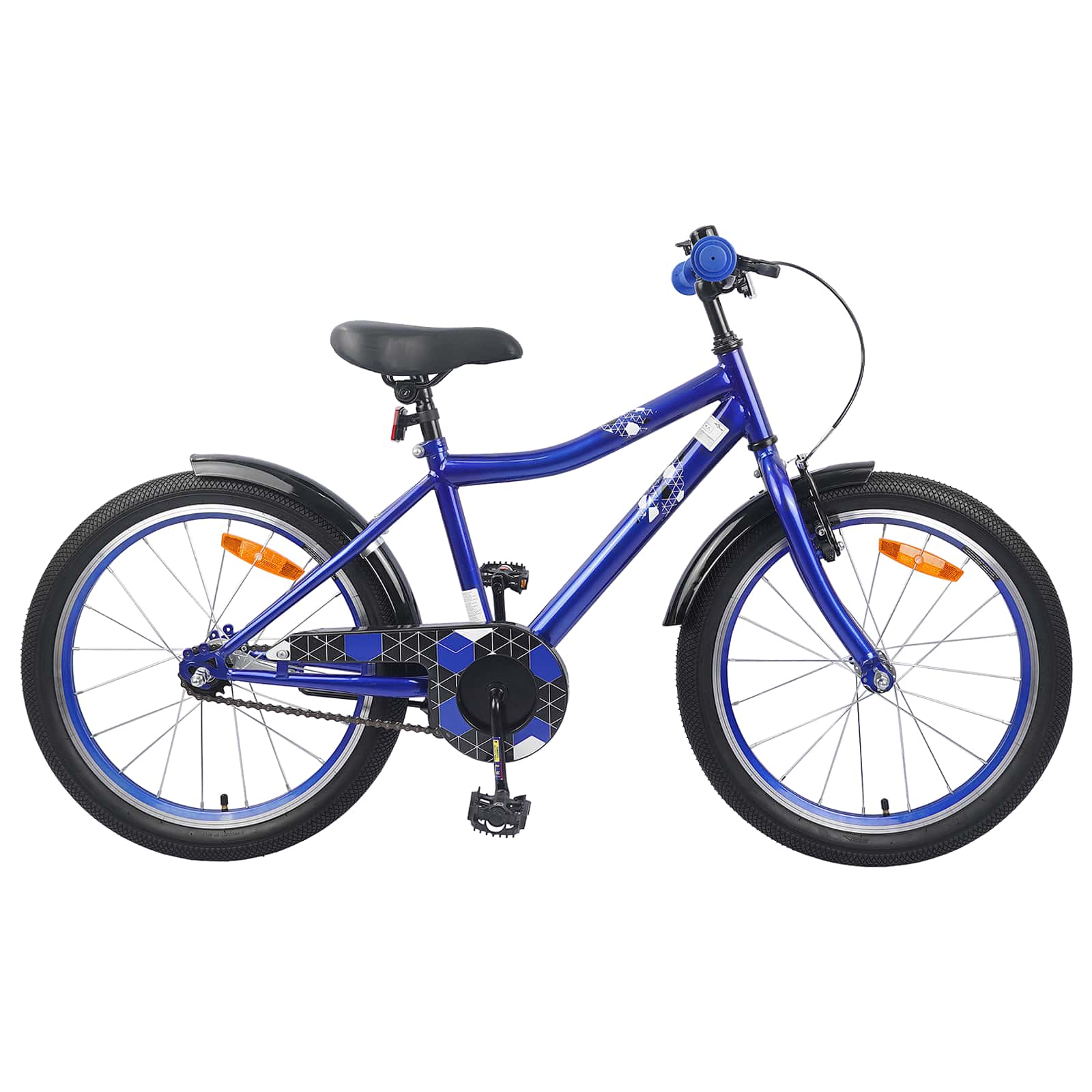 Kinderfahrrad 12 Zoll für 2-4 Jahre alt Schwarz