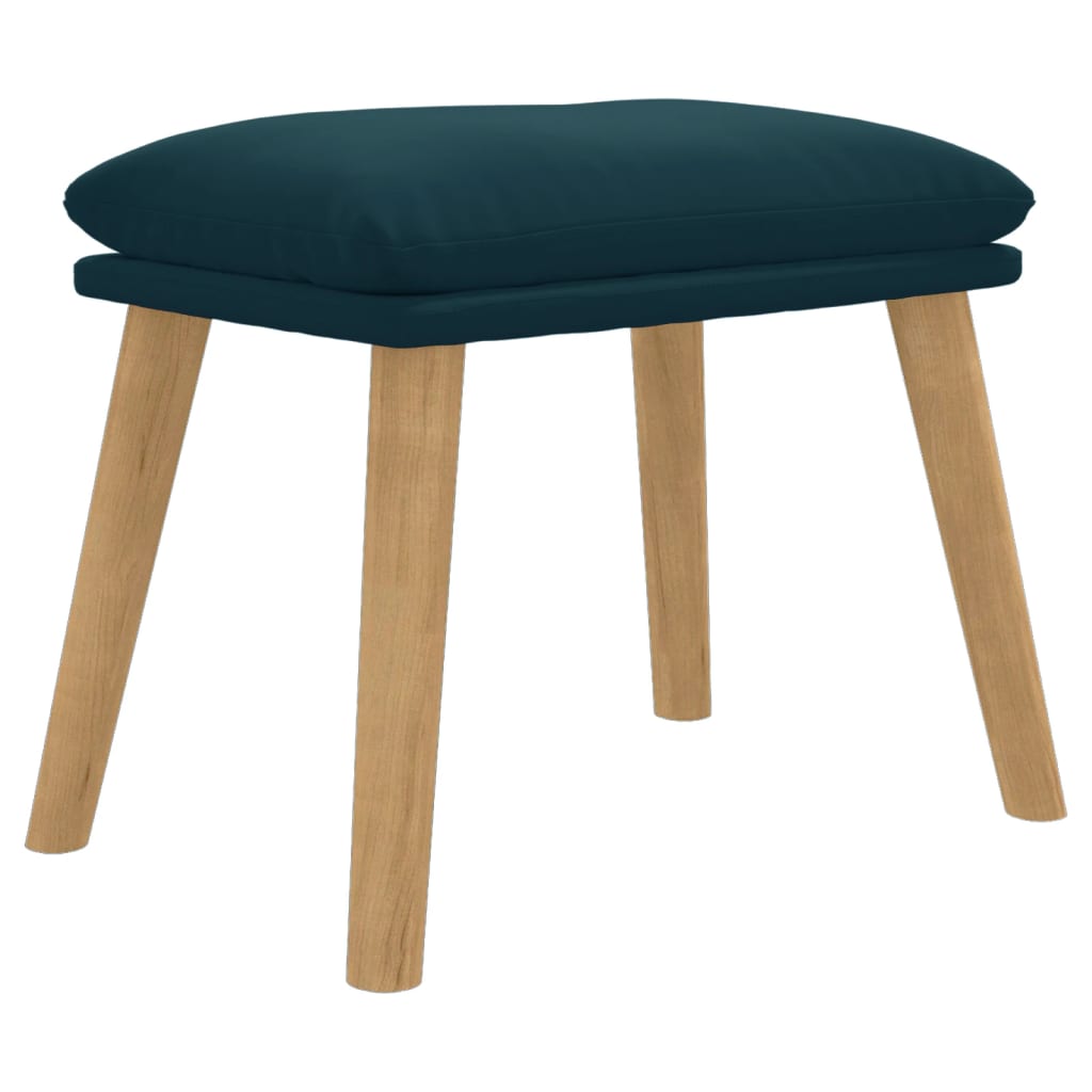 Fußhocker Hellgrau 45x29,5x35 cm Samt